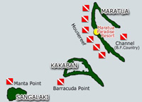Diving Point Map