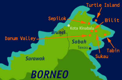 キナバル公園map